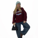 maglione con ricamo ho sempre ragione